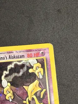 Sabrina's Alakazam 16/132 Pokemon Gym Challenge Holo HP-DMGD - Image 5