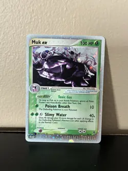 Muk ex 96/97 Dragon Holo Ultra Rare Pokemon TCG Nintendo vintage LP - Image 2
