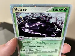 Muk ex 96/97 Dragon Holo Ultra Rare Pokemon TCG Nintendo vintage LP - Image 4