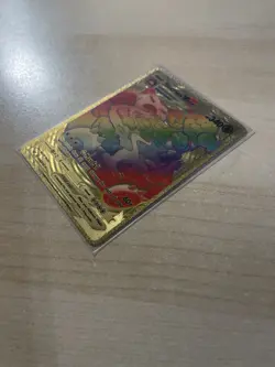 Fan Art -Snorlax Vmax Premium Rainbow Gold Foil Textured Collector Pokemon - Image 3