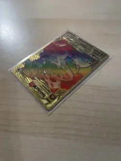 Fan Art -Snorlax Vmax Premium Rainbow Gold Foil Textured Collector Pokemon - Image 5