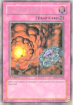 Chain Burst RDS-EN056 Yu-Gi-Oh! Light Play 1st Edition - Image 1