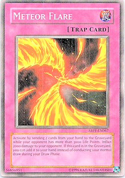 Meteor Flame ABPF-EN067 Yu-Gi-Oh! Card Heavy Play Unlimited - Image 1