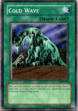 Cold Wave #PSV-062 Yugioh Lightly played Unlimited - Image 1