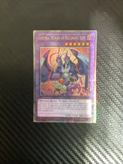 Garura, Wings of Resonant Life Quarter Century Secret Rare RA02-EN024 Yugioh 1st - Image 1