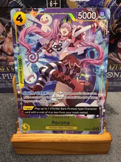 Perona OP14-111 Alt Art The Azure Sea’s Seven One Piece Card NM 2026 - Image 1