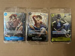 One Piece Card Game- Three brothers Promos - P-075 P-074 P-073 SEALED VOL 2 - Image 1