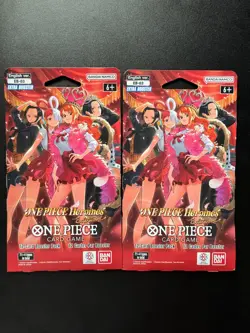One Piece Card Gam EB-03 Extra Booster Heroine Edition x2 Sleeved Packs English - Image 1