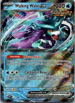 Pokemon TCG Walking Wake ex Promo SV: Scarlet & Violet Promo Cards 127 NM - Image 1