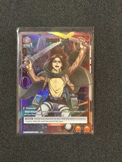 Hange Zoe AOT-1-069 R* Parallel Attack On Titan Union Arena Card - Image 1