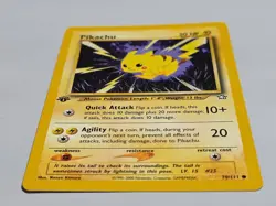 1st Edition PIKACHU First Edition 2000 Neo Genesis Pokemon Card #70/111 - Image 5