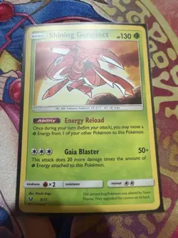 Shining Genesect - 9/73 - Pokemon Shining Legends Sun & Moon Ultra Rare Card NM - Image 1