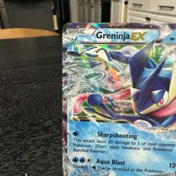 Pokemon - Greninja EX XY Black Star Promos Holo Card LP/MP XY20 - Image 2