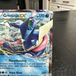 Pokemon - Greninja EX XY Black Star Promos Holo Card LP/MP XY20 - Image 3