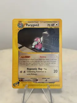Pokemon TCG Porygon2 Aquapolis Non-Holo Rare Card 28/147 - Image 1