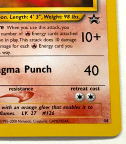 Pokemon CCG TCG Magmar Black Star Promotional Card #44 Wizards of the Coast OOP - Image 4