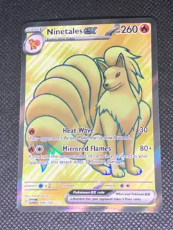 Ninetales ex 186/165 - S&V 151 Pokemon Card - NM - Image 1