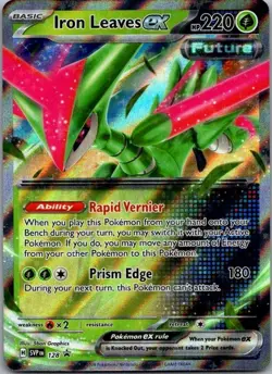 Pokemon TCG Iron Leaves ex Promo SV: Scarlet & Violet Promo Cards 128 NM - Image 1