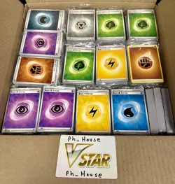 NEW Pokemon TCG Basic Energy Cards 123 Sealed Packs Bulk Lot (5500 Cards) - Image 1