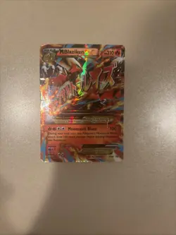 M Blaziken EX XY86 XY Promo Holo Card Heavy Played Condition - Image 1