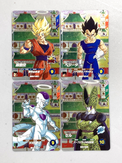 Goku, Vegeta, Freeza, Cell - SDV6 - Dragon Ball Super Divers Card - Set of 4 - Image 1