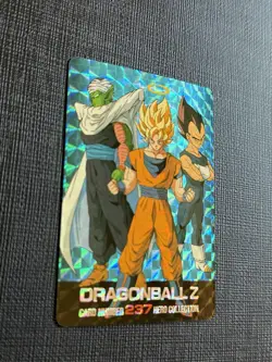 Dragon Ball Z Card Japan A16 Card Number 237 Hero Collection 2001 Prism FOIL- NM - Image 2