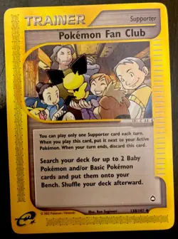 Pokemon Fan Club 130/147 Uncommon Aquapolis Vintage Card Nintendo - Image 1