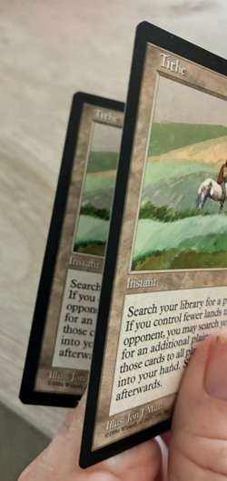 MTG: Tithe x2 Visions NM Magic The Gathering - Image 4