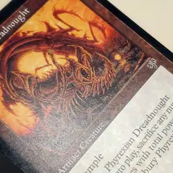 1x Phyrexian Dreadnought, Mirage, Magic the Gathering MTG LP Light Play - Image 3