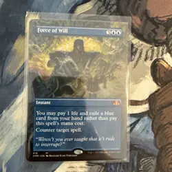Force of Will (Borderless) Dominaria Remastered Regular - Image 1
