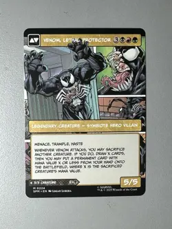Eddie Brock / Venom, Lethal Protector (Showcase) - Spider-Man - MTG SPM 224 M - Image 2