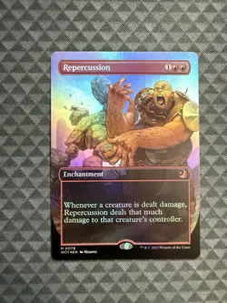 MTG Repercussion #0078 Foil Anime Borderless Mythic Wilds of Eldraine: ET (WOT) - Image 1