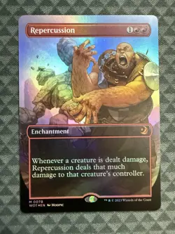 MTG Repercussion #0078 Foil Anime Borderless Mythic Wilds of Eldraine: ET (WOT) - Image 2