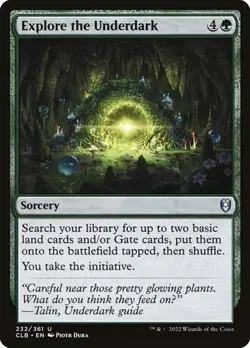 2x Explore the Underdark - Foil CLB LP MTG - Image 1