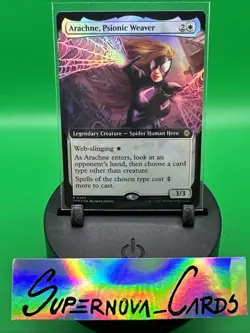 Arachne, Psionic Weaver Extended FOIL MTG SPM Nm/M *ON HAND* - Image 1
