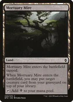 Mortuary Mire - Foil Battle for Zendikar LP MTG - Image 1
