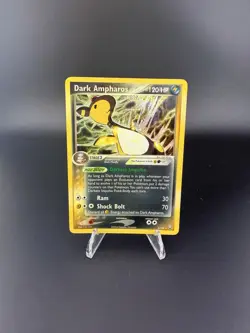 Pokemon Dark Ampharos Card 2/109 Holo Rare - LP - Image 1