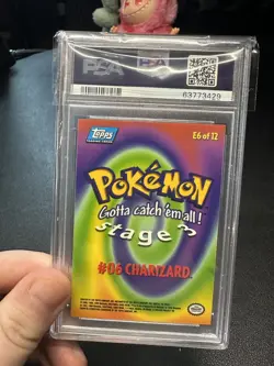 1999 Topps Charizard PSA 10 Pokemon #6 Movie Edition #E6 Gem Mint - Image 2