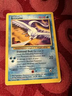 Articuno #22 Black Star Promo WOTC Vintage Pokemon - Image 1