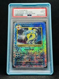 Pokemon 2002 Gyarados Reverse Holo Foil Card 12/110 Legendary Collect PSA 9 - Image 1