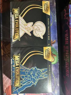 Pokemon Mega Evolution ETB x2 (Lucario and Gardevoir) IN HAND AS PAIR/SET - Image 1