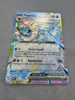 Vaporeon Ex 023/131 Pokemon Prismatic Evolutions Full Art MINT TCG - Image 2