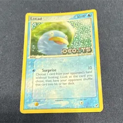 Pokemon TCG-Lotad-EX Deoxys-35/107-50HP-Reverse Holo-Uncommon-English-2005 - Image 1