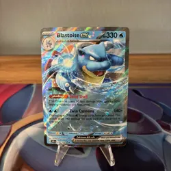 Pokemon - Blastoise ex 030/142 - Double Rare Holo - Sv07 Stellar Crown - Image 1