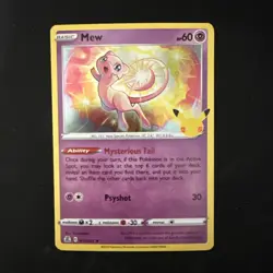 2021 Pokemon Celebrations 011/025 Mew Holo - Image 1