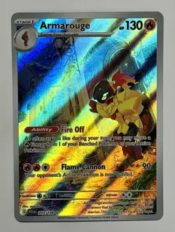Pokemon TCG - Armarouge - 203/198 - 2023 Scarlet & Violet Base Set: SV01 IR - Image 1