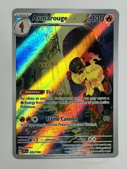 Pokemon TCG - Armarouge - 203/198 - 2023 Scarlet & Violet Base Set: SV01 IR - Image 3