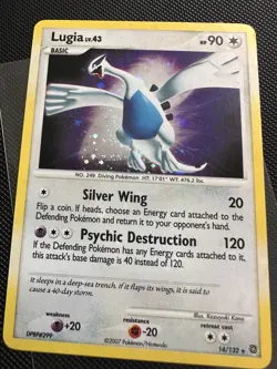 Pokemon Lugia 14/132 Secret Wonders Reverse Holo Rare 90 HP English 2007 - Image 1
