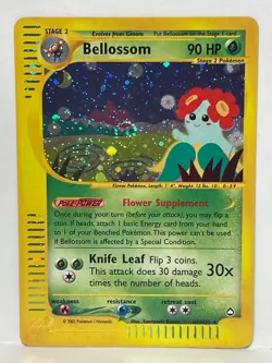 Pokemon Bellossom Aquapolis Holo H5/H32 - LP - Image 1