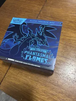 NO Packs. Pokemon Mega Evolution Phantasmal Flames Elite Trainer Box ETB Opened - Image 3